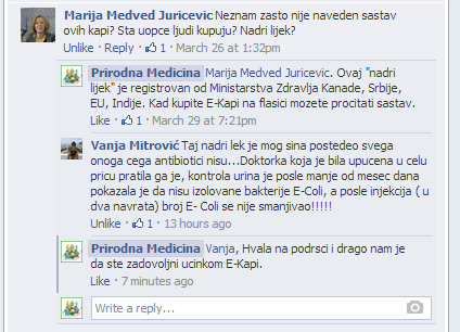 E-Kapi urinarne infekcije